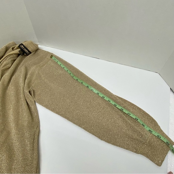 Vintage Lisa Originals Sparkling Zip Front Cardigan 80s-90's Side Pockets Large - Picture 7 of 13